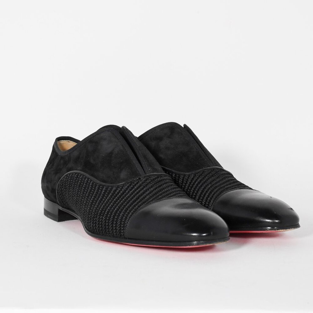 Christian Louboutin Greggo Chick Flat Loafers - Black, Size 42.5